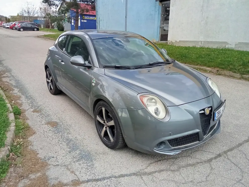 Alfa Romeo Mito pěkná bez koroze, spotřeba 5 litrů
